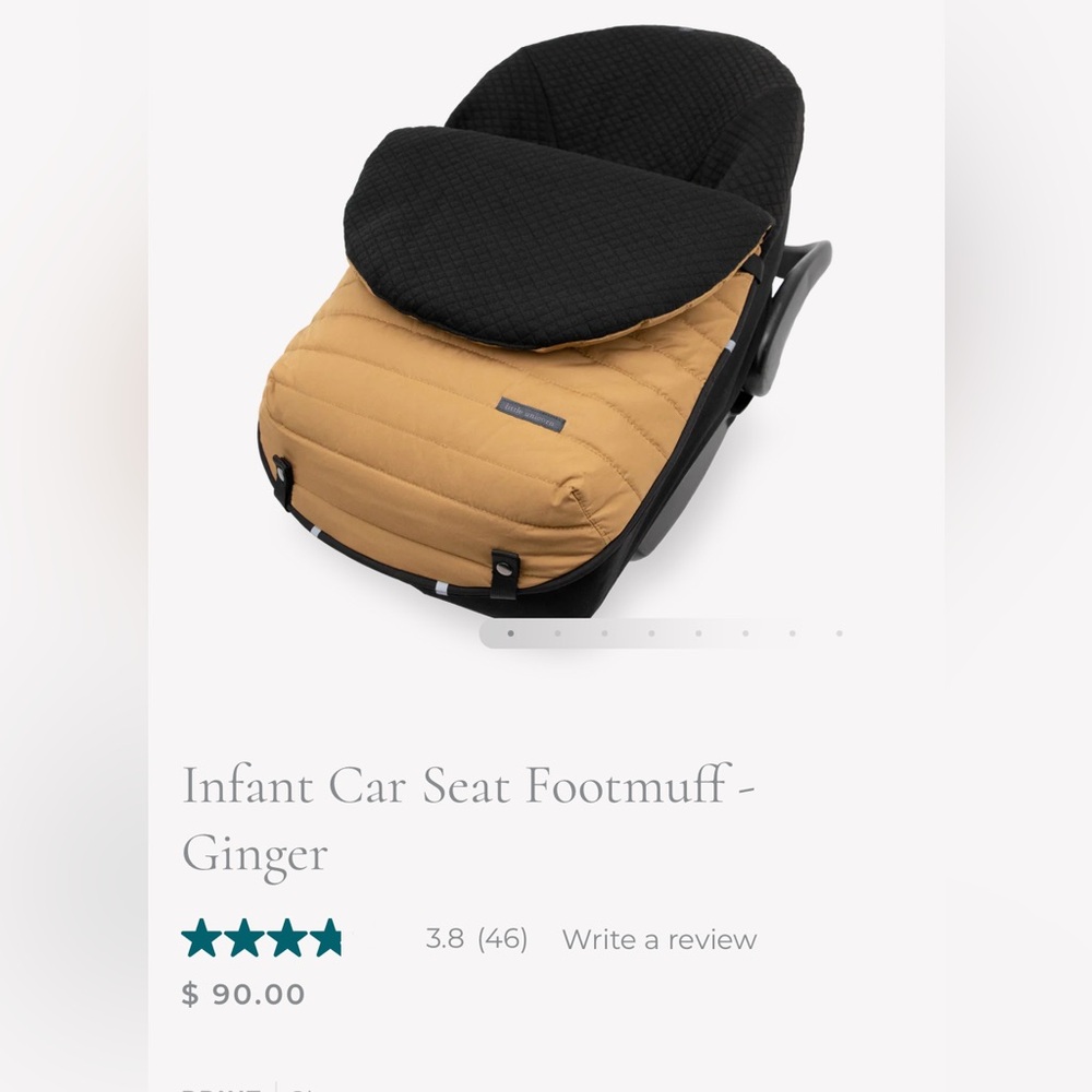 Little Unicorn infant car seat cover footmuff
